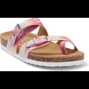 Steve Madden Girls Buckle Slide Sandal